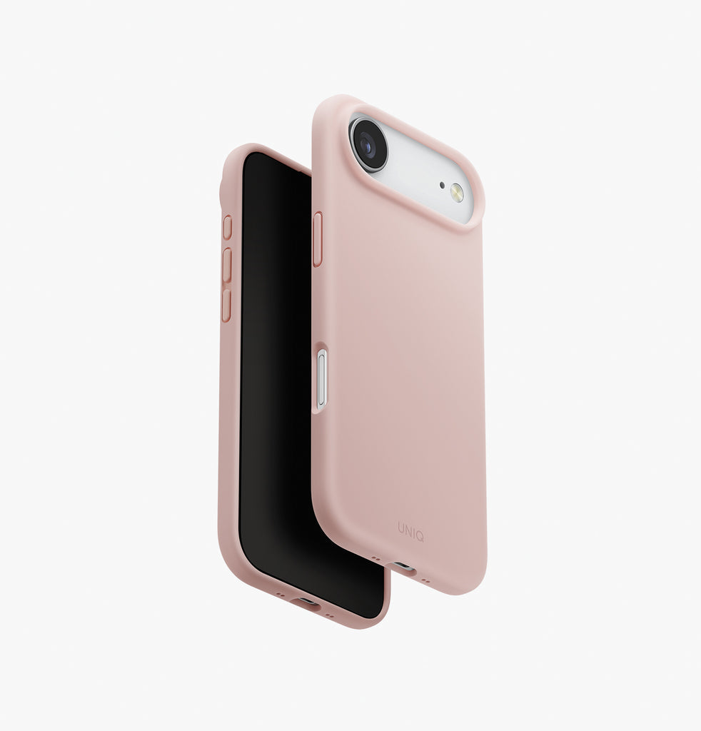 Uniq Hybrid Lino MagSafe Case for iPhone Air | Blush Pink Uniq Hybrid Lino MagSafe Case for iPhone Air | Blush Pink